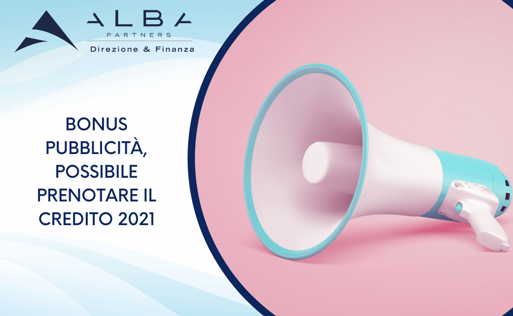 Bonus Pubblicità, possibile prenotare il credito 2021