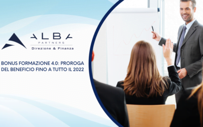 Bonus Formazione 4.0: proroga del beneficio fino a tutto il 2022