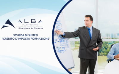 Scheda di sintesi “Credito d’imposta formazione”