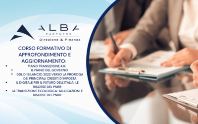 Corso formativo di approfondimento e aggiornamento