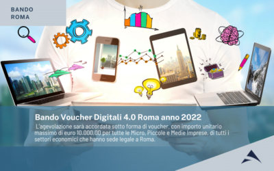 Bando voucher digitali 4.0 Roma anno 2022