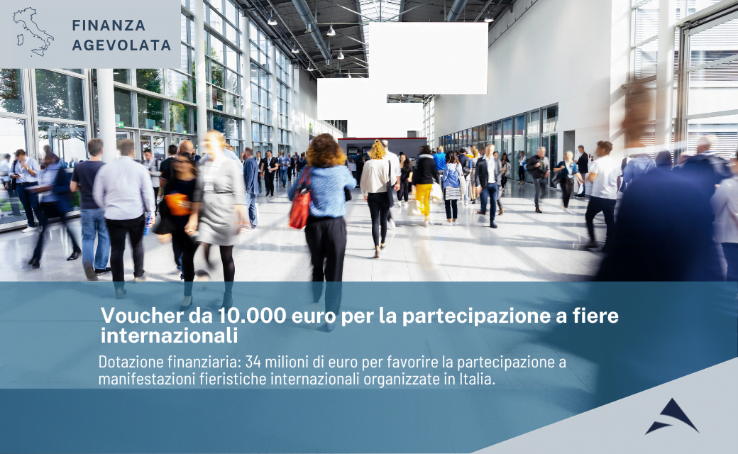 D.L. Aiuti – Voucher da 10.000 euro per la partecipazione a fiere internazionali