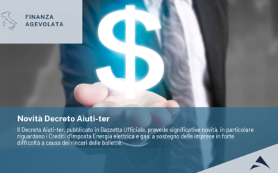 Novità Decreto Aiuti-ter: pubblicazione in Gazzetta Ufficiale