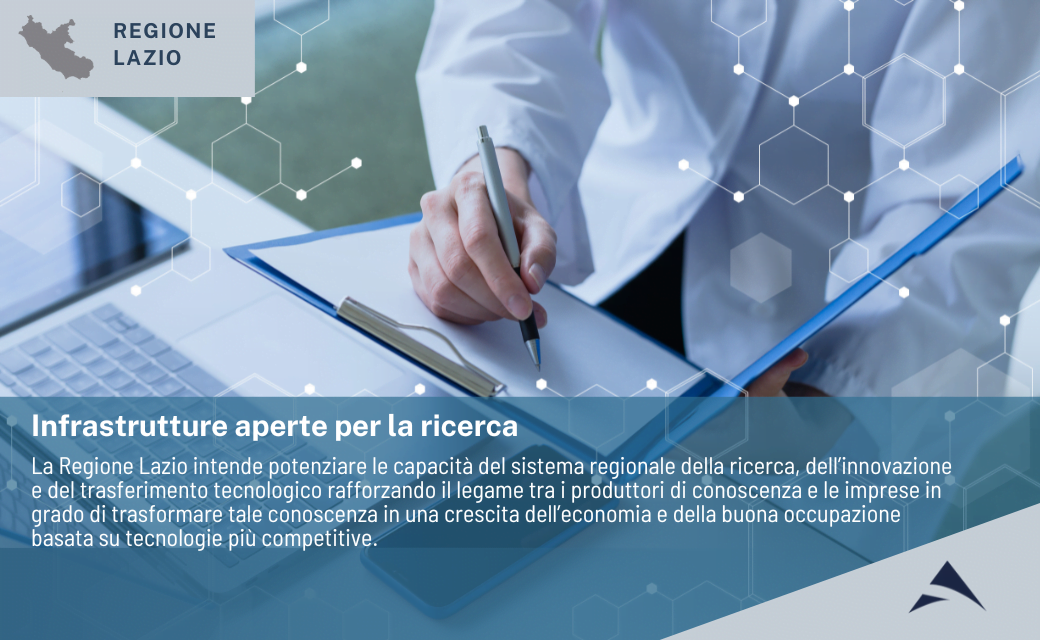 Regione Lazio – Infrastrutture aperte per la ricerca