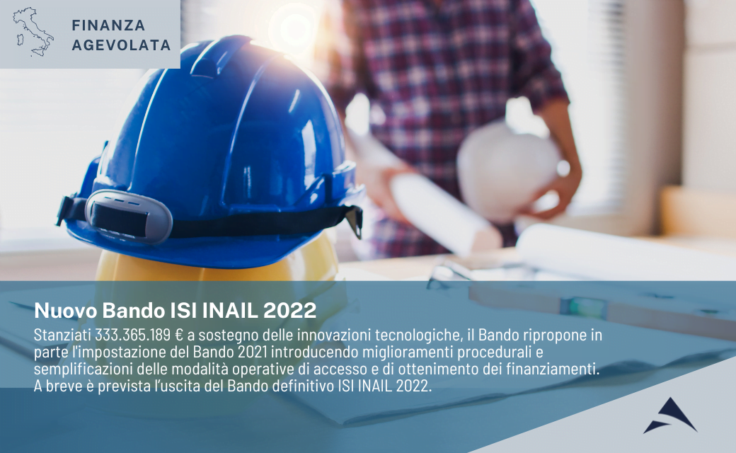 Nuovo Bando ISI INAIL 2022