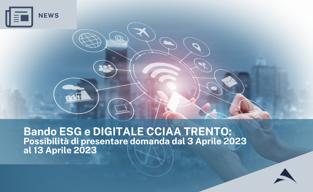 BANDO ESG e DIGITALE CCIAA TRENTO