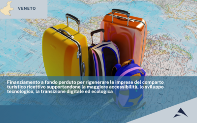 Regione Veneto Rigenerazione delle imprese del comparto turistico ricettivo