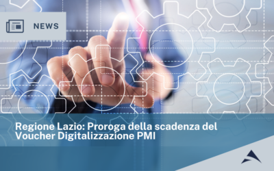 Regione Lazio: Proroga della scadenza Voucher Digitalizzazione PMI