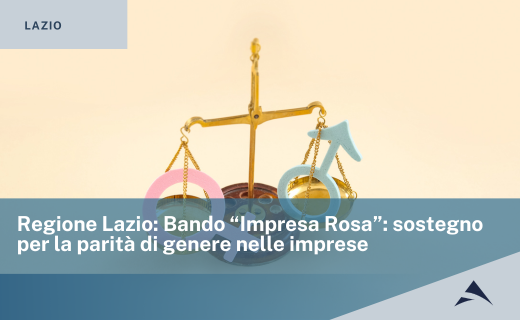 Regione Lazio: Bando “Impresa Rosa”
