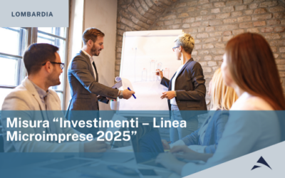 Regione Lombardia: Misura “Investimenti – Linea Microimprese 2025”