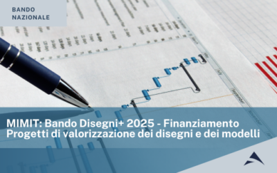 MIMIT: Bando Disegni+ 2025 – Finanziamento Progetti di valorizzazione dei disegni e dei modelli