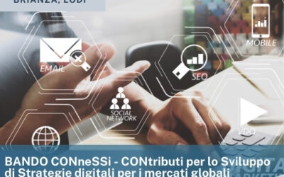 CCIAA Milano, Monza, Brianza, Lodi: BANDO CONneSSi – CONtributi per lo Sviluppo di Strategie digitali per i mercati globali