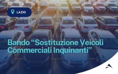 Bando “Sostituzione Veicoli Commerciali Inquinanti”. Finanziamento a fondo perduto per il rinnovamento del parco veicolare commerciale inquinante delle imprese.