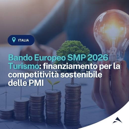 Bando Europeo SMP 2026 Turismo: finanziamento per la competitività sostenibile delle PMI